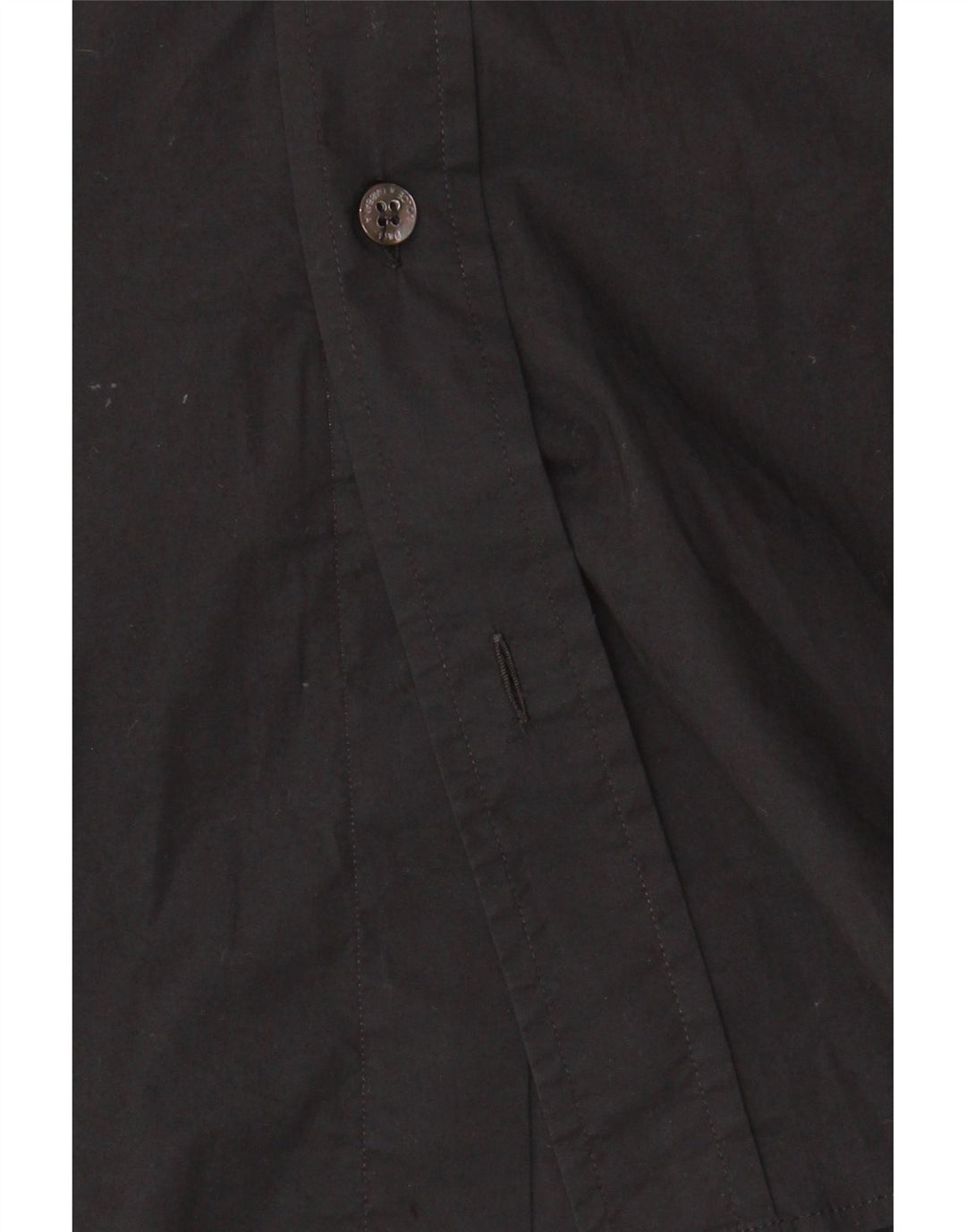 Dolce & Gabbana Herren Slim-Hemd IT 48 Mittelschwarze Baumwolle