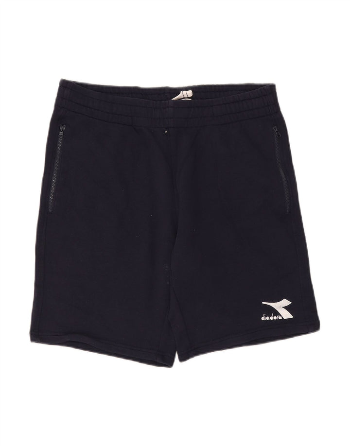 DIADORA Mens Sport Shorts Medium  Navy Blue Cotton