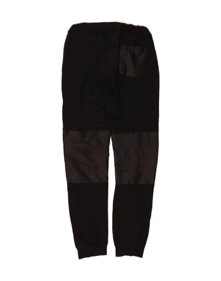 GUESS Womens Tracksuit Trousers Joggers UK 14 Medium Black Colourblock Vintage Guess and Second-Hand Guess from Messina Hembry 