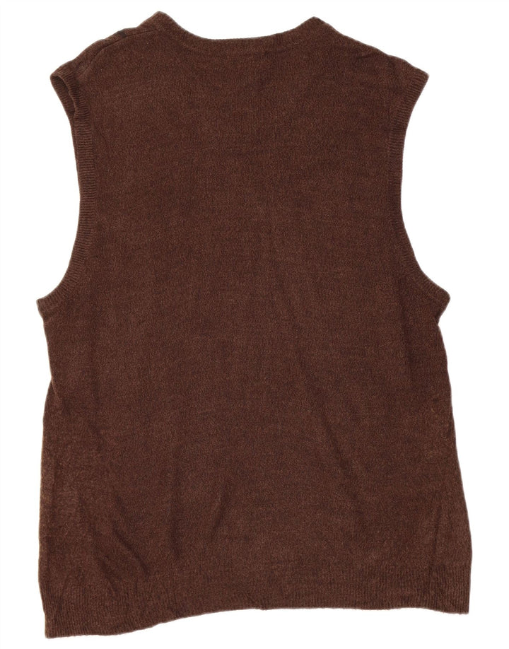 DOCKERS Herren-Tanktop, groß, braun, Argyle/Diamant-Acryl