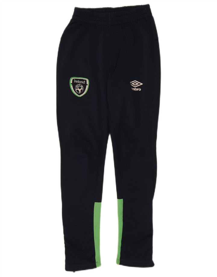 UMBRO Jungen-Trainingshose, 9–10 Jahre, Größe S, Marineblau, Farbblock