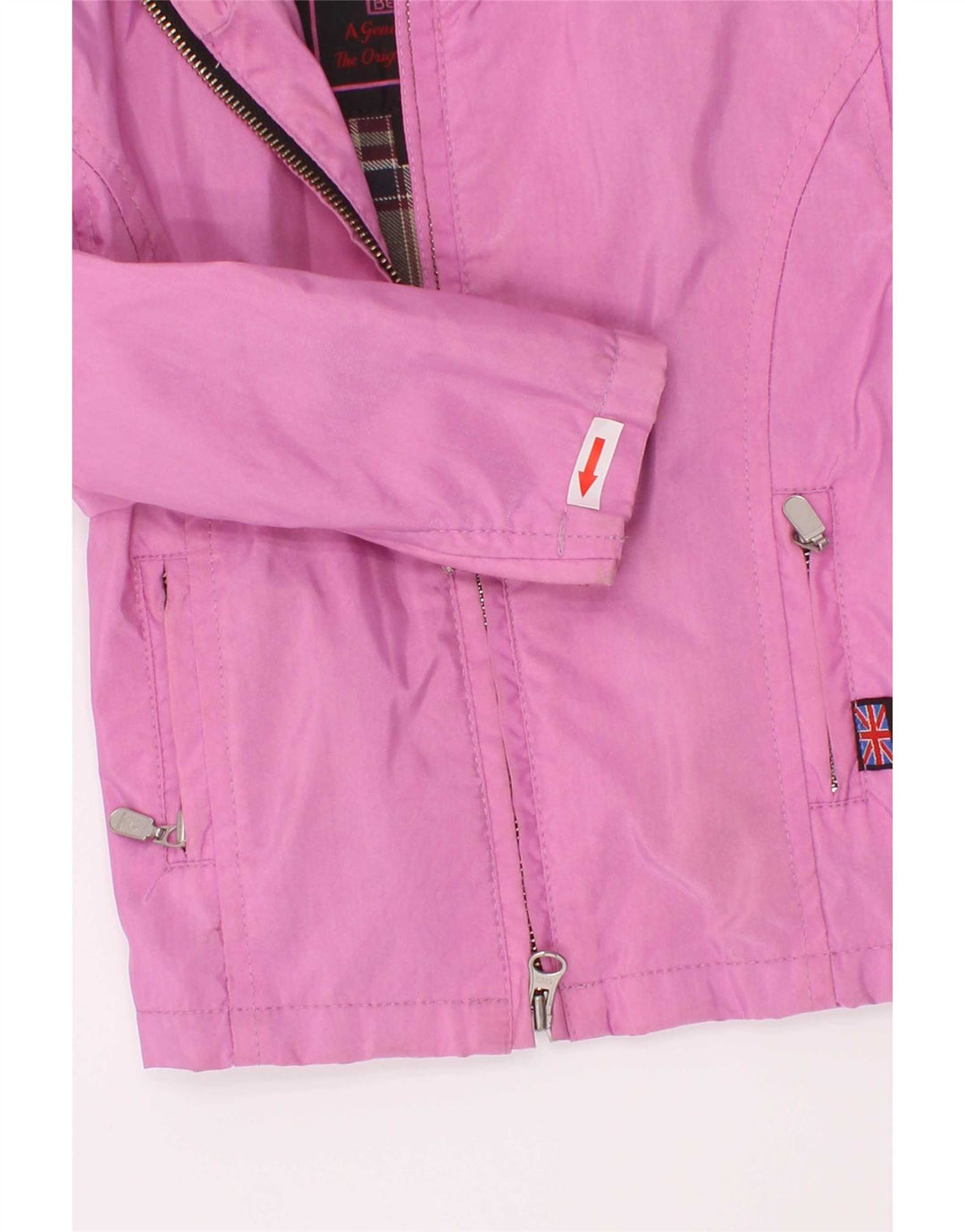 Belstaff Mädchen-Bomberjacke, 2–3 Jahre, rosa Nylon
