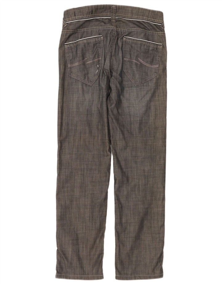 Jack & Jones Herren Distressed Straight Jeans W30 L29 Grau