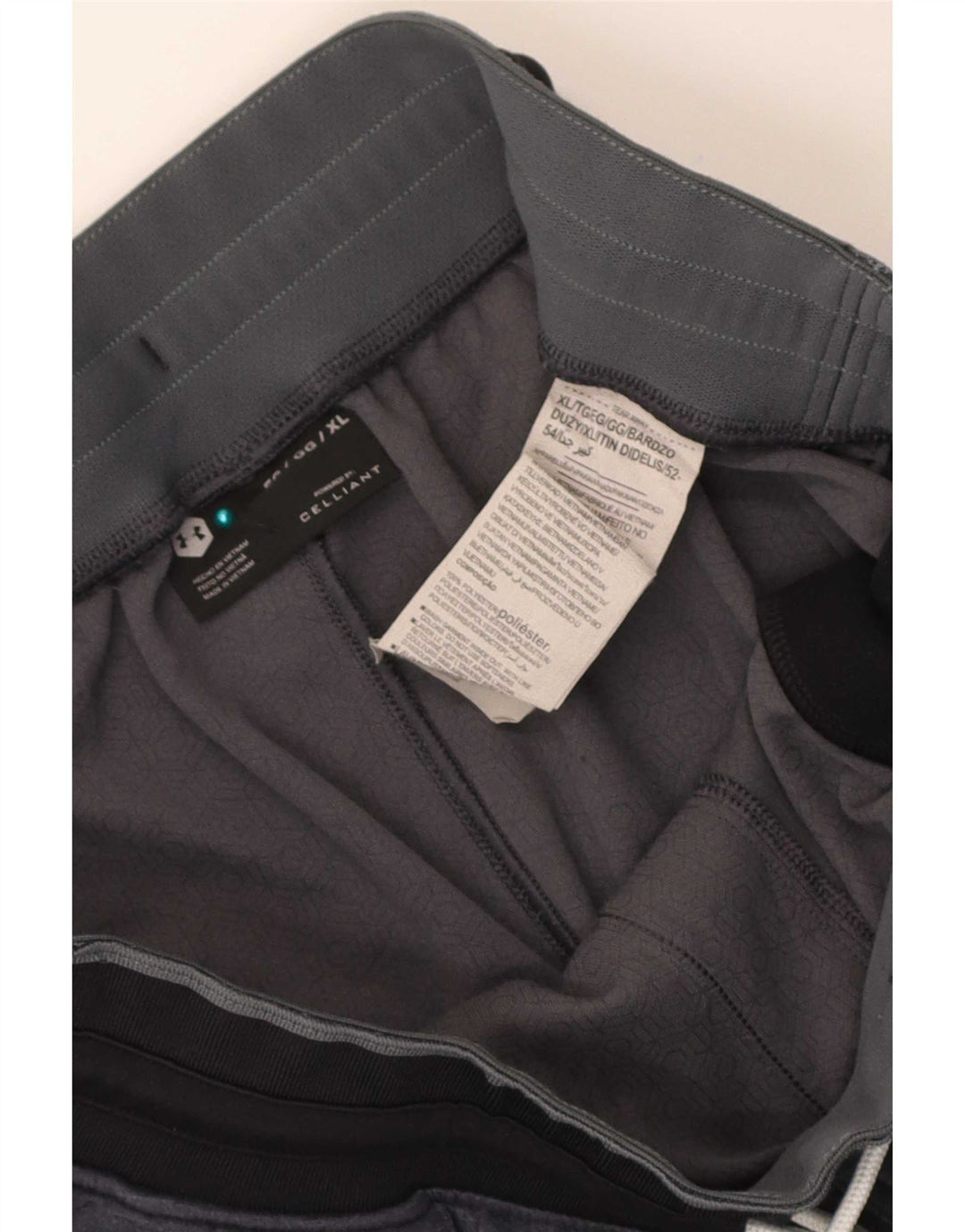 Under Armour Herren Graphic Sport Shorts XL Graues Colourblock-Polyester