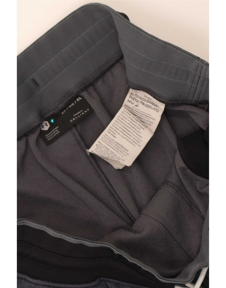 Under Armour Herren Graphic Sport Shorts XL Graues Colourblock-Polyester