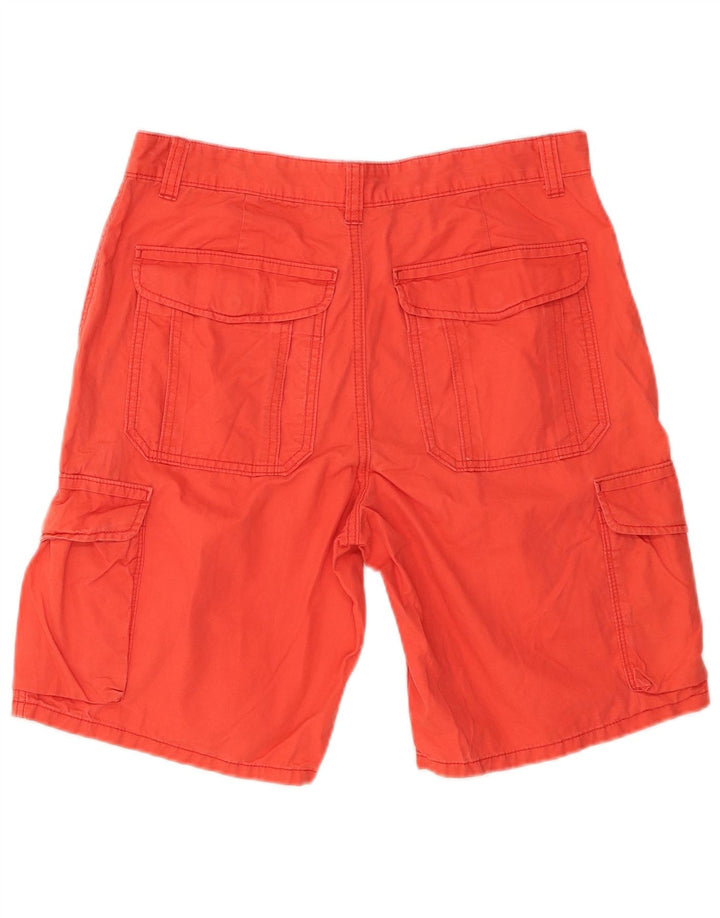 Marks & Spencer Herren Cargoshorts W32 mittelrote Baumwolle