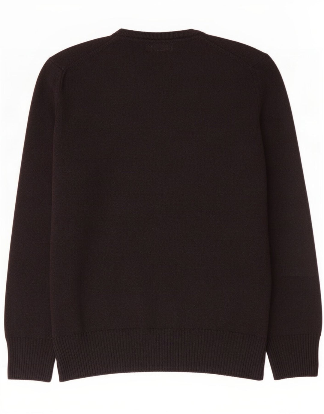 Zara Herren-Pullover mit V-Ausschnitt, Mittelschwarz
