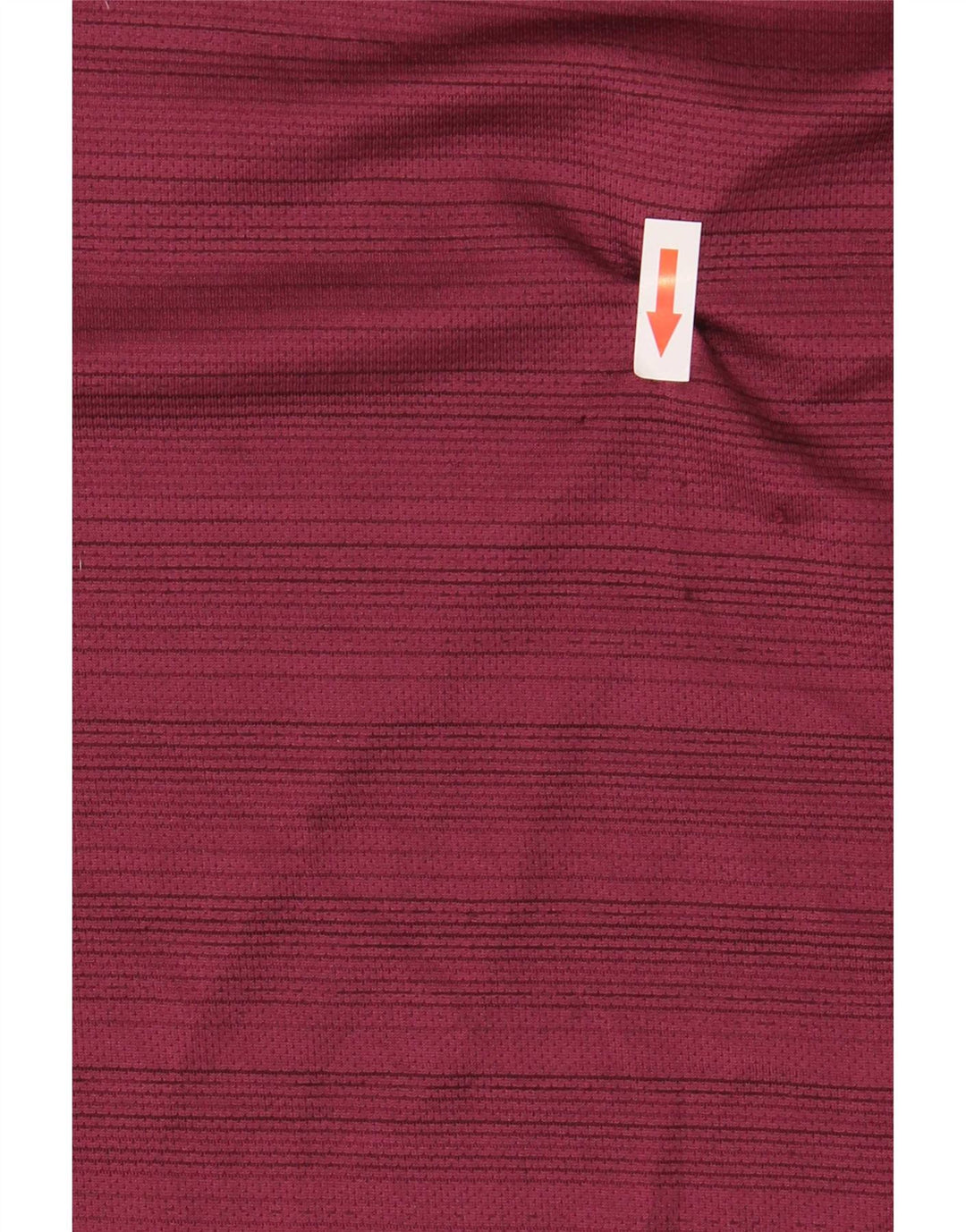Nike Herren Dri Fit T-Shirt-Oberteil, groß, burgunderrot, gestreift, Polyester