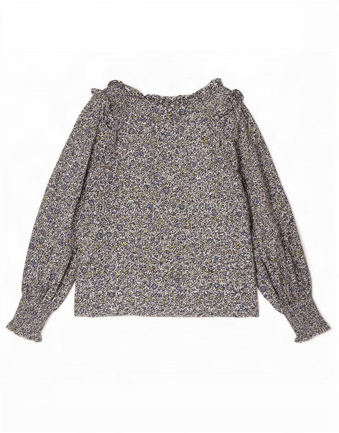 Boden Langarm-Blusenoberteil für Damen, Größe M, mehrfarbig, Blumenmuster