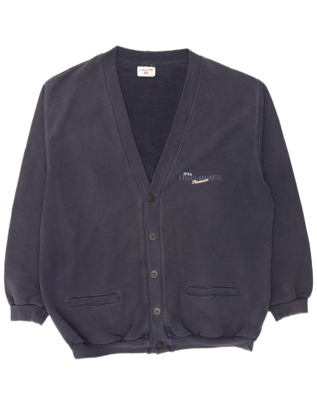 Mazzonetto Herren Strickjacke XL Marineblau