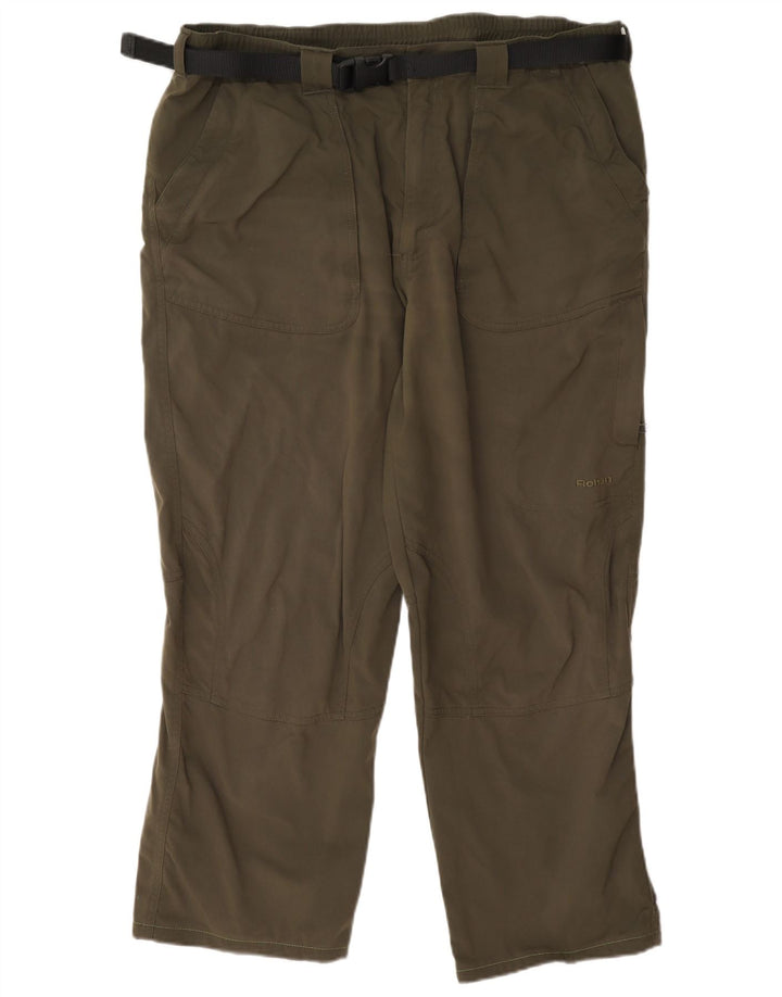 Rohan Herren-Cargohose, normal, Größe L, W35, L27, Khaki, Polyamid