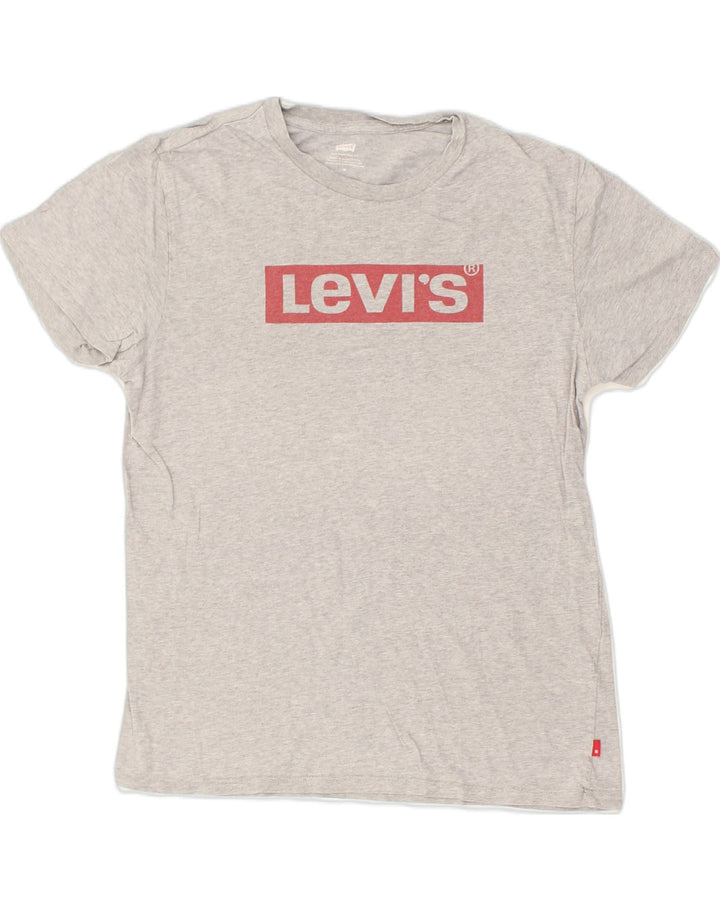LEVI'S Mens Graphic T-Shirt Top Medium Grey | Vintage Levi's | Thrift | Second-Hand Levi's | Used Clothing | Messina Hembry 