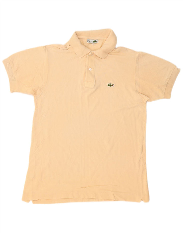 Lacoste Herren-Poloshirt, Größe 4, mittelbeige Baumwolle