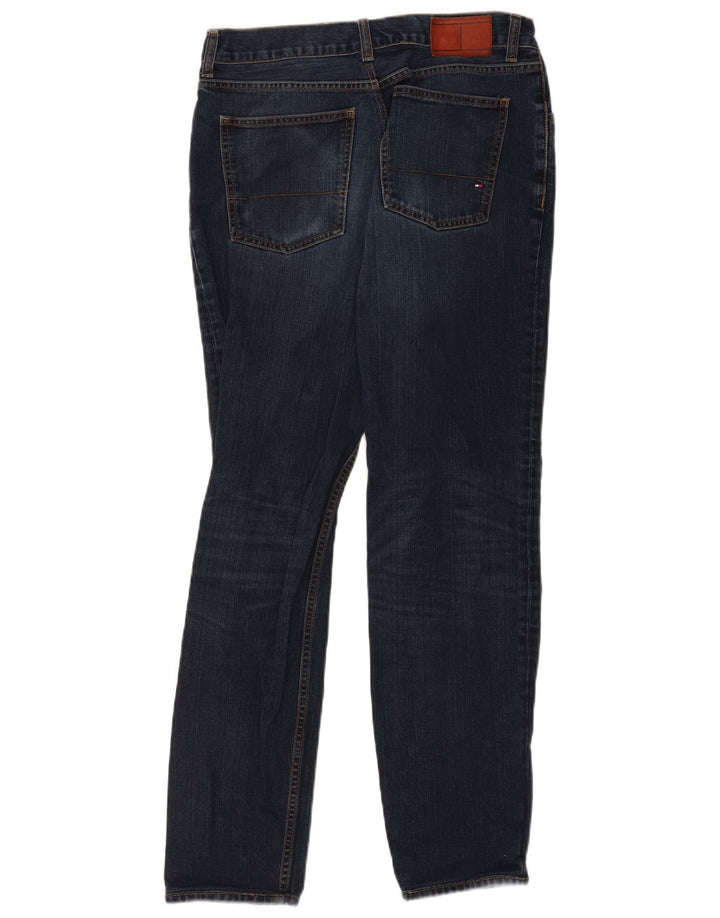 Tommy Hilfiger Herren Slim Jeans W33 L31 Marineblau Baumwolle