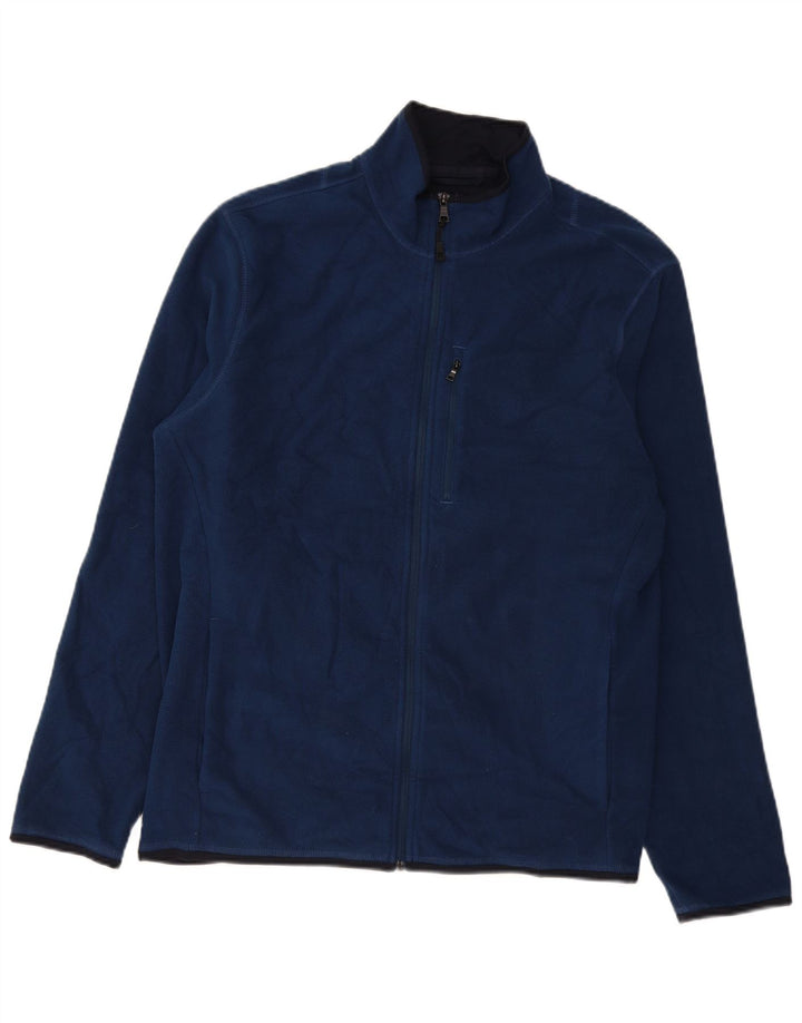 Marks & Spencer Herren Fleecejacke UK 42 XL Marineblau Polyester