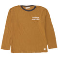 Zara Jungen Graphic Top Langarm 11-12 Jahre braune Baumwolle