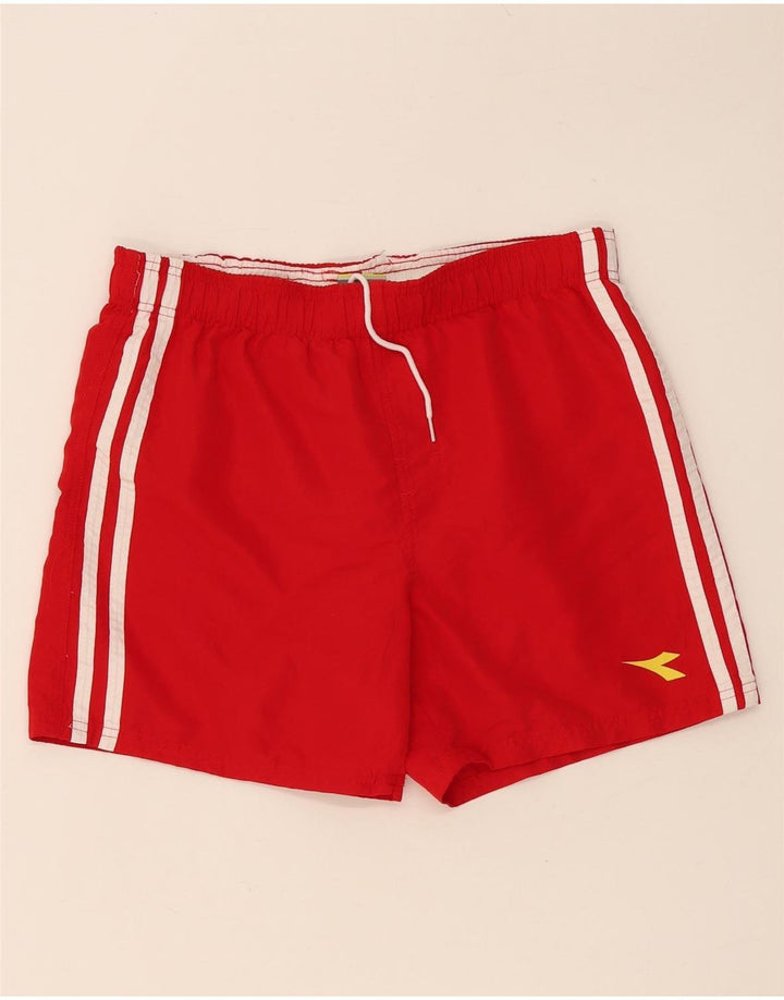 Diadora Herren Badeshorts Mittelrotes Polyester