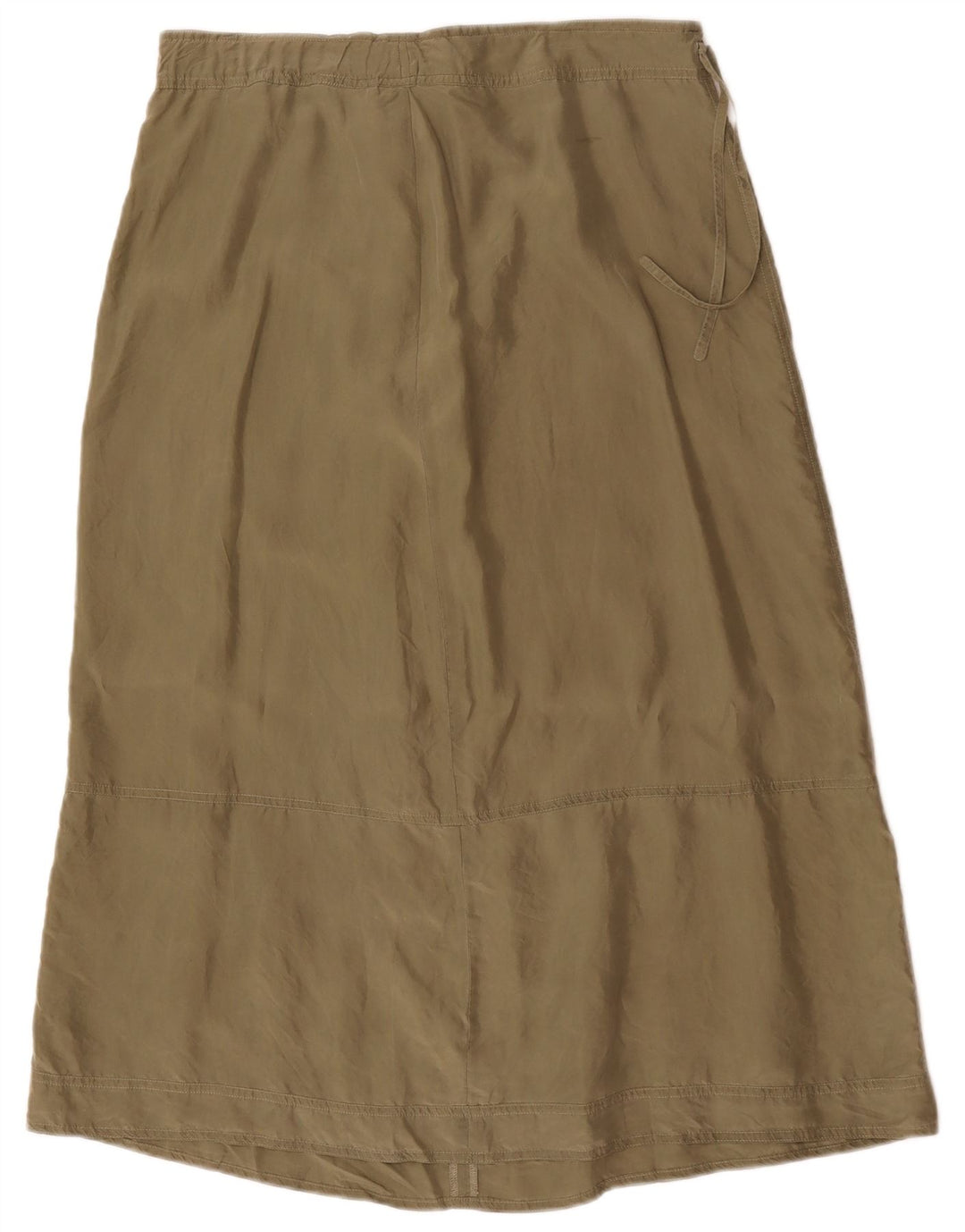 Vintage Damen Midirock W34 Large Khaki
