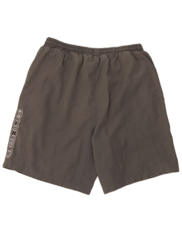 Umbro Herren-Sportshorts, großes graues Polyester