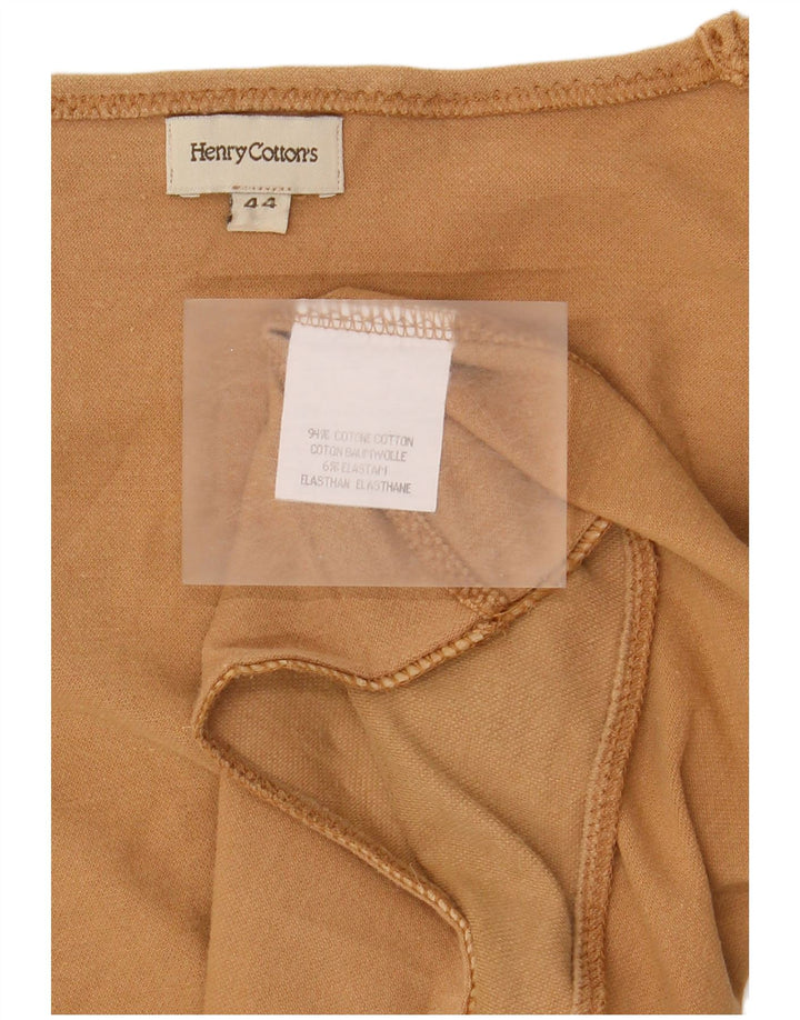 Henry Cottons Damen Weste Top IT 44 Medium Khaki Baumwolle