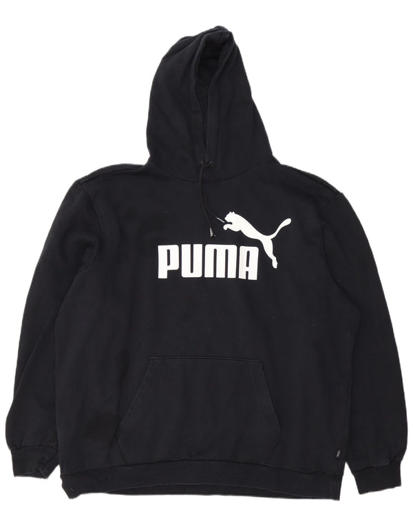 Puma Herren Graphic Hoodie Pullover 2XL Schwarz Baumwolle Sport