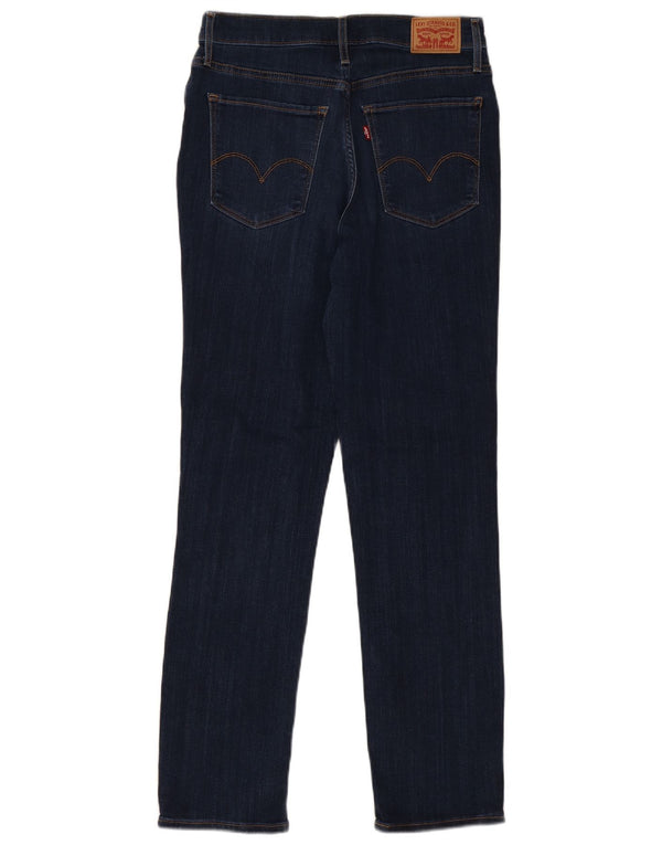 Levi's Damen 724 High Rise Straight Jeans W30 L30 Blaue Baumwolle