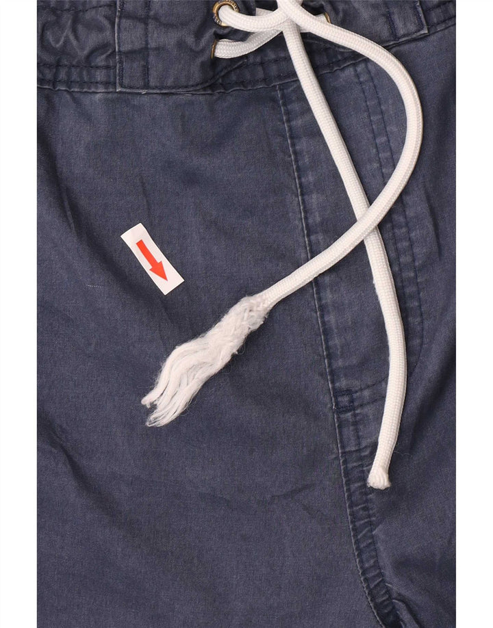 Marks & Spencer Herren-Badeshorts XL, Marineblau, Farbblock-Polyester