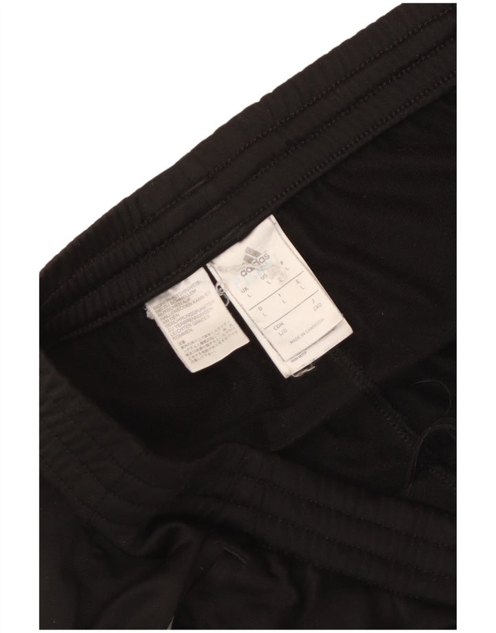 Adidas Herren-Trainingshose, Jogginghose, Größe L, Schwarz, Polyester