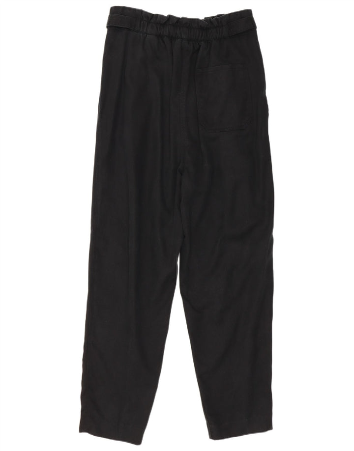 Marks & Spencer Damen Tapered Haremshose UK 12 Medium W30 L26 Schwarz