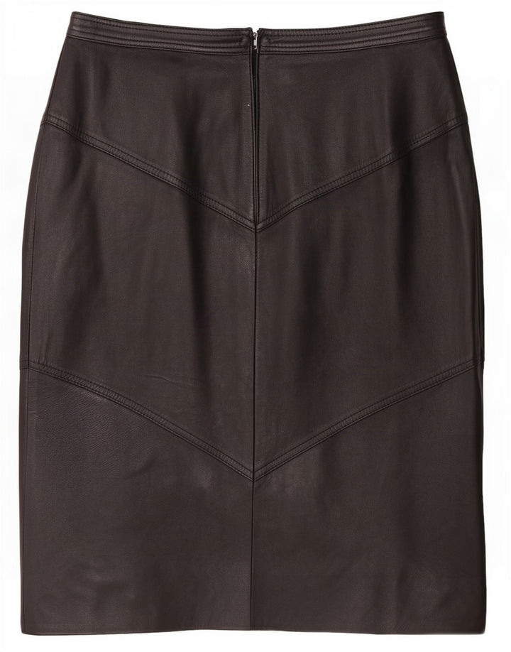 La Cordee Damen Lederrock Medium W30 Schwarz