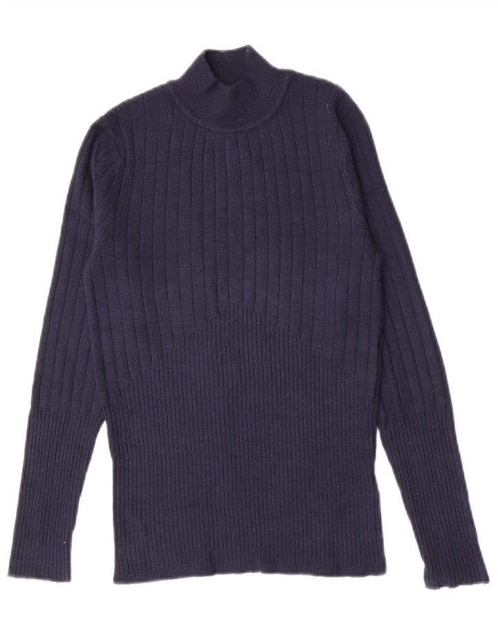Marks & Spencer Rollkragenpullover für Damen, Gr. 10, Marineblau