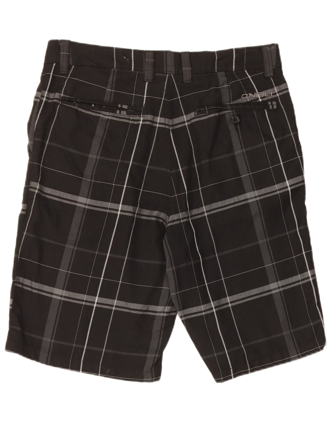 O'Neill Damen Chinoshorts W32 Mittelschwarz kariertes Polyester