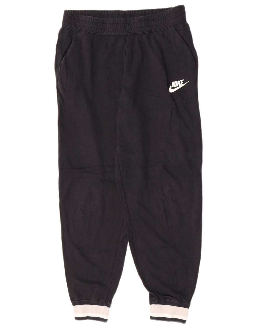 Nike Damen-Trainingshose, Jogginghose, UK 12, Mittelschwarz, Farbblock
