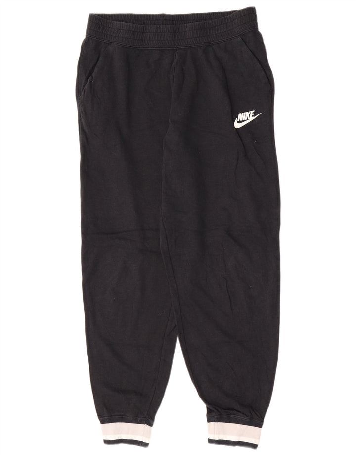 Nike Damen-Trainingshose, Jogginghose, UK 12, Mittelschwarz, Farbblock