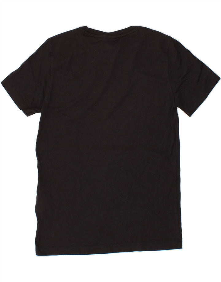 CHAMPION Womens T-Shirt Top UK 12 Medium Black Vintage Champion and Second-Hand Champion from Messina Hembry 