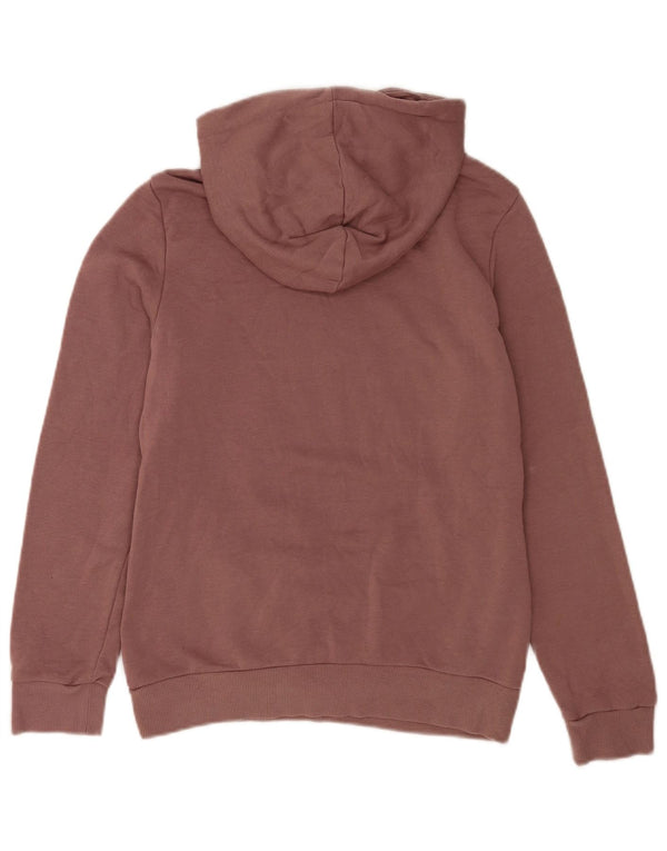 Adidas Damen Graphic Hoodie Pullover UK 10 Small Lila Baumwolle