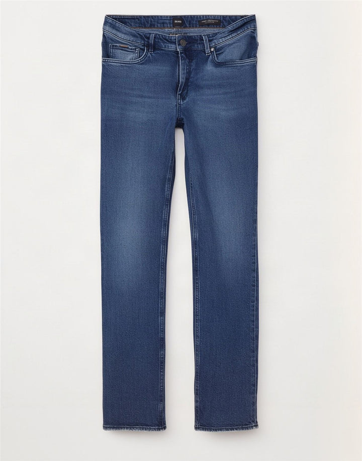 Hugo Boss Herren Slim Jeans W36 L32 Blaue Baumwolle