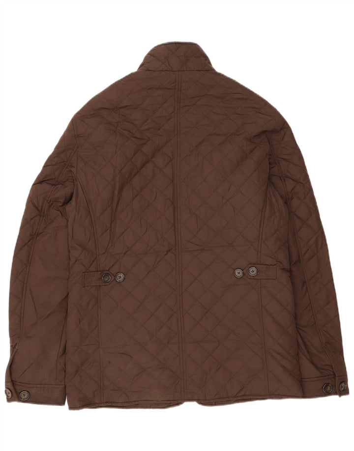 Marks & Spencer Herren Steppjacke UK 36 Small Braun Polyester