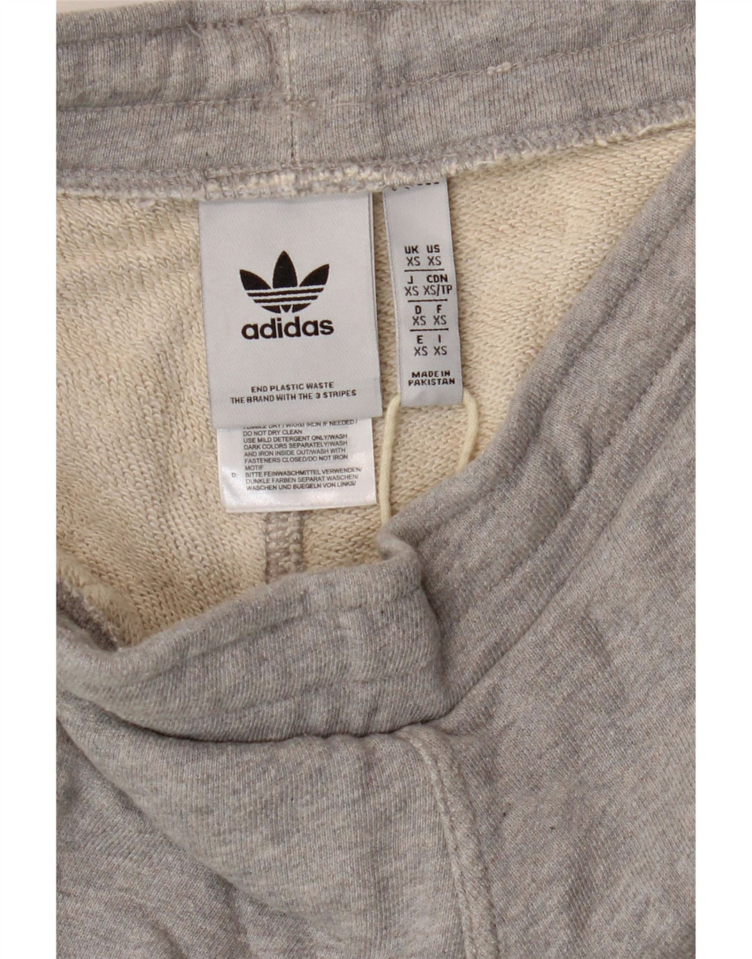 ADIDAS Mens Sport Shorts XS  Grey Cotton Vintage Adidas and Second-Hand Adidas from Messina Hembry 