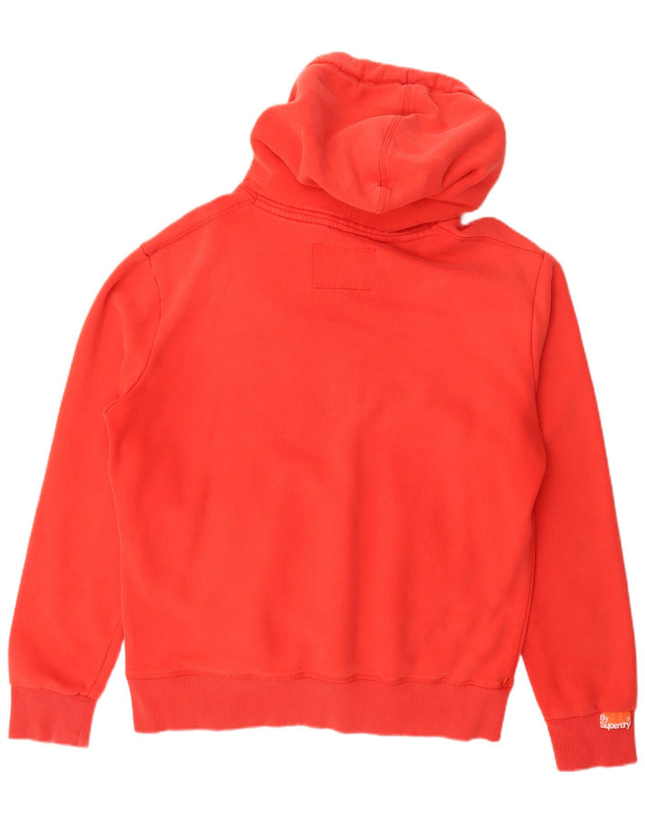 SUPERDRY Herren Real Graphic Kapuzenpullover XL aus roter Baumwolle