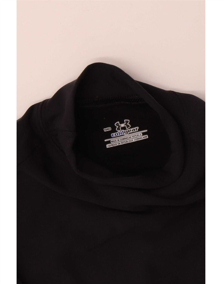 Under Armour Herren Cold Gear Top Langarm Medium Schwarz Nylon