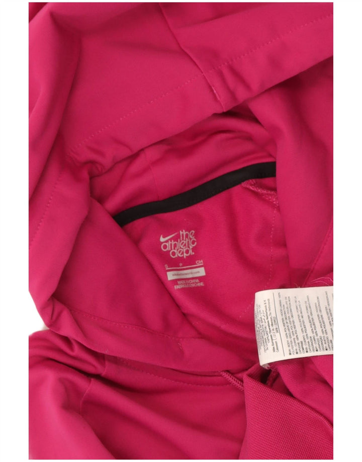 Nike Damen-Kapuzenpullover mit Reißverschluss, Gr. 10, klein, rosa, Polyester