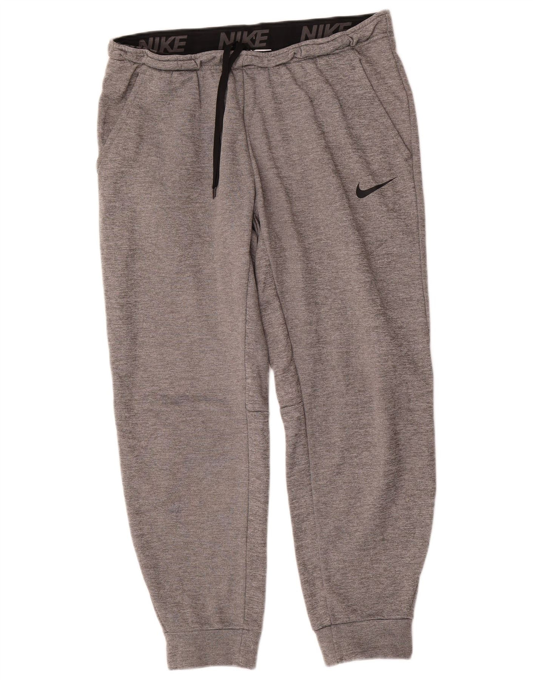 Nike Herren Therma-Fit-Trainingshose, Jogginghose, Größe L, grau, Polyester