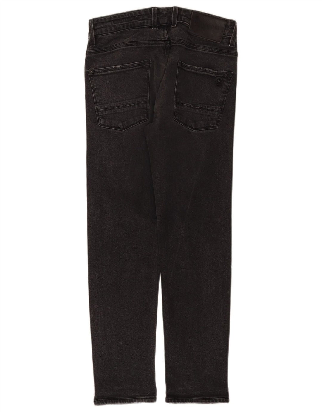 Uniform Herren Dean Slim Jeans W31 L26 Schwarze Baumwolle