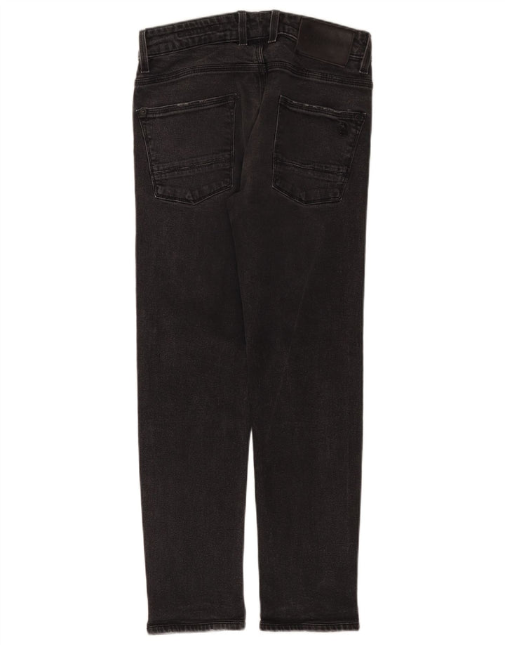 Uniform Herren Dean Slim Jeans W31 L26 Schwarze Baumwolle