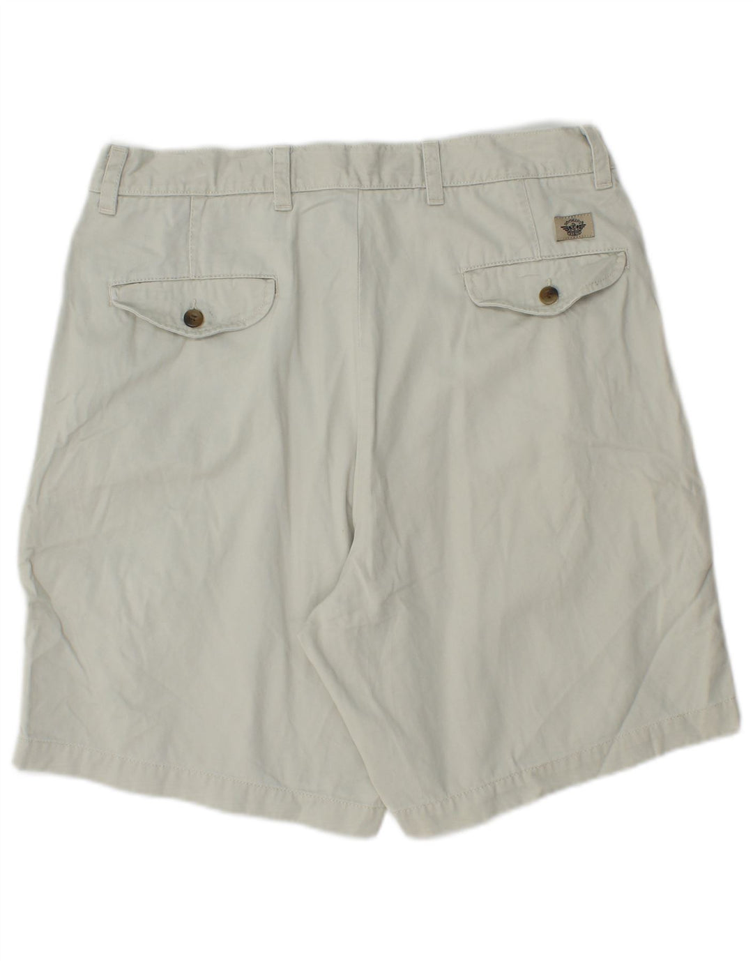 DOCKERS Herren Khakis Chino Shorts W34 Große blaue Baumwolle