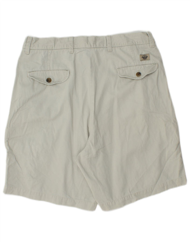 DOCKERS Herren Khakis Chino Shorts W34 Große blaue Baumwolle