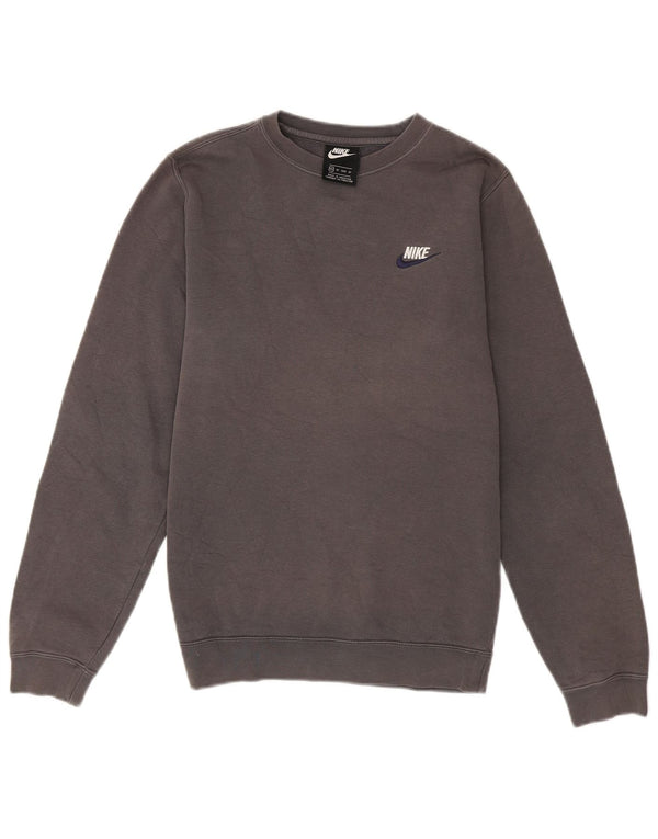 Nike Herren Sweatshirt Pullover XS Grau Baumwolle