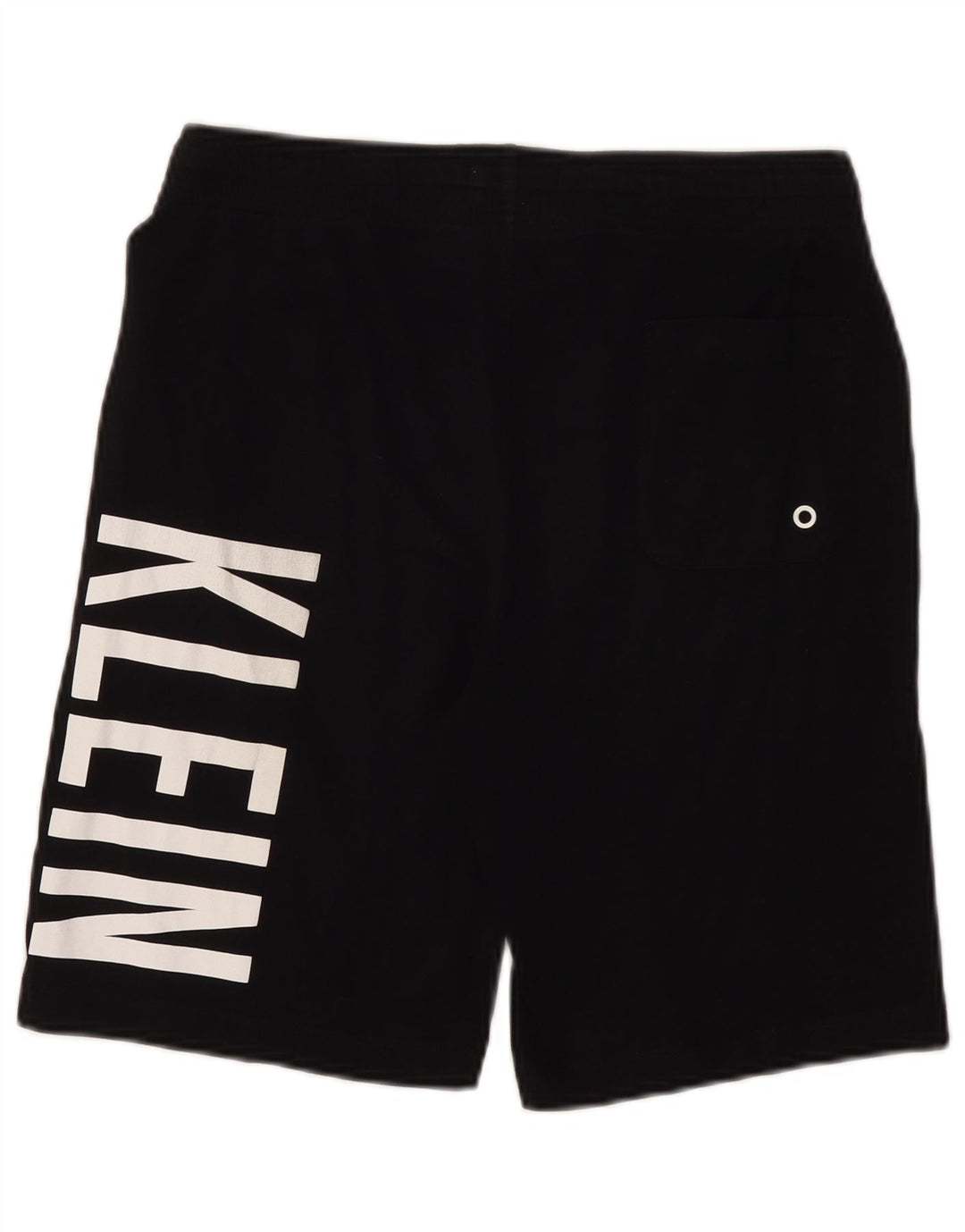 CALVIN KLEIN Herren Badeshorts mit Grafik, Mittelschwarz, Baumwolle