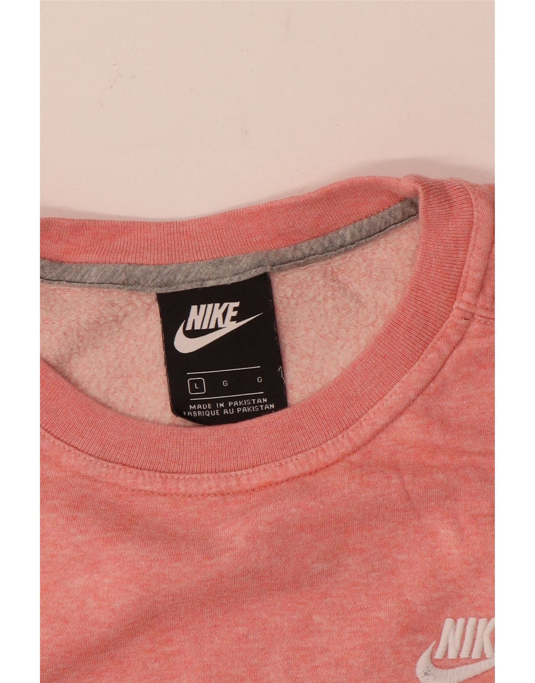 Nike Damen-Sweatshirt-Pullover, Gr. 16, groß, rosa meliert